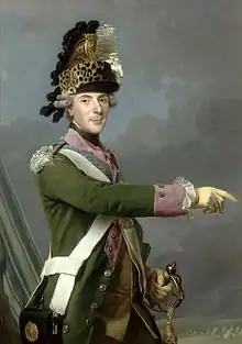 Louis, dauphin de France en uniforme de colonel général des dragons. Seconde moitié du XVIIIe siècle.