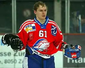 Alekseï Kroutov avec les ZSC Lions