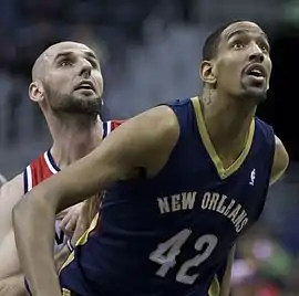 Alexis Ajinca, basketteur de NBA.