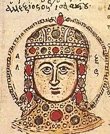 Portrait d'Alexis IV en tenue impériale.