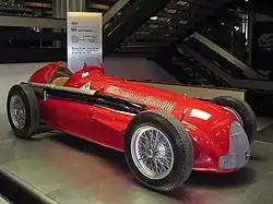 Une Alfa Romeo 159 exposée dans un musée