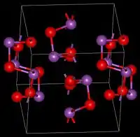 Structure de l'oxyde de bismuth