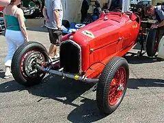 Alfa Romeo P3 Tipo B avec suspension avant Dubonnet