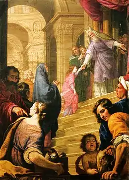 Présentation de Marie au Temple par Alfonso Boschi, chapelle Ardinghelli.