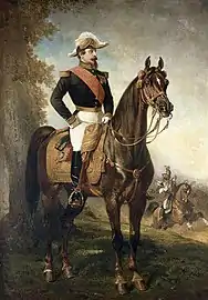 Alfred de Dreux, portrait équestre de Napoléon III