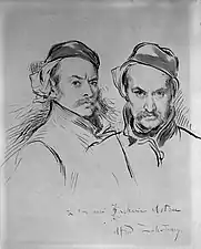 Jules et Edmond de Goncourt, Cambridge, musées d'Art de Harvard.
