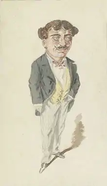 Alfred Dieudonné par Lhéritier dans Les Samedis de Madame, comédie d'Eugène Labiche et Alfred Duru.