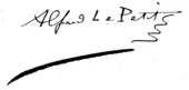 signature d'Alfred Le Petit