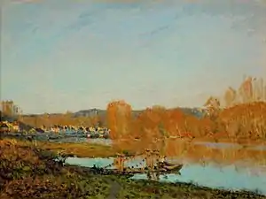 L'Automne - Bord de Seine près de Bougival (1873), Montréal, musée des beaux-arts.