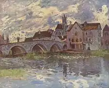 Alfred Sisley, Pont de Moret-sur-Loing (vers 1885).