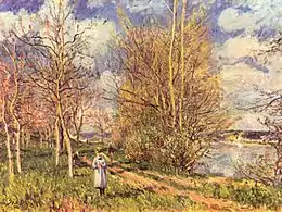 Alfred Sisley - Les Petits Prés au printemps, By (1880-1)