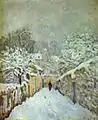 La Neige à LouveciennesAlfred Sisley, 1875, musée d'Orsay