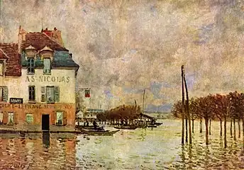Alfred Sisley, L'Inondation à Port-Marly (1876)