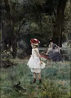 La Fillette aux canards, 1881