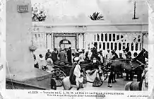 Visite de la Reine Victoria à Alger au tombeau de Sidi Abderrahmane
