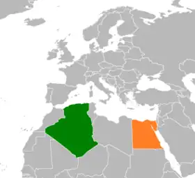 Égypte et Algérie