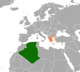Algérie et Grèce