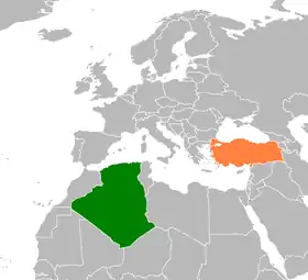 Algérie et Turquie