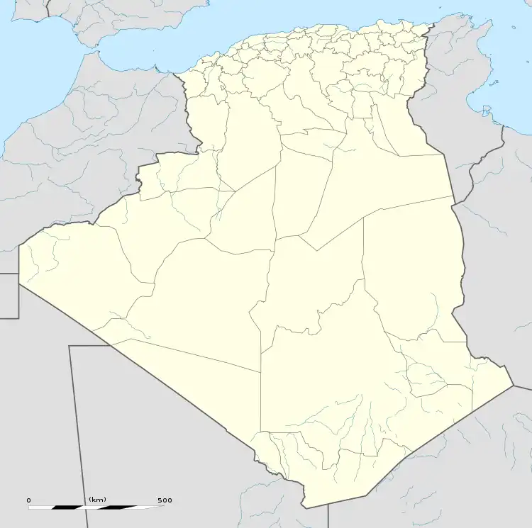 voir sur la carte d’Algérie