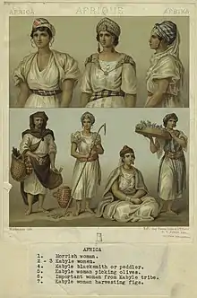 tenues traditionnelles algériennes.