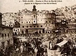 Ancien marché aux esclaves d'Alger, 1832.