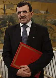 Ali Larayedh, second chef du gouvernement de la troïka.