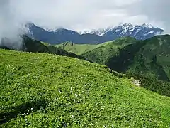 Au Garhwal, les prairies alpines sont appelées Bugyal.