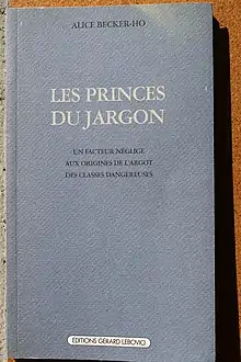 Les Princes du jargon par Alice Becker-Ho.