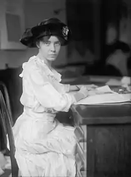 Alice Paul, suffragiste et fondatrice du National Woman's Party.