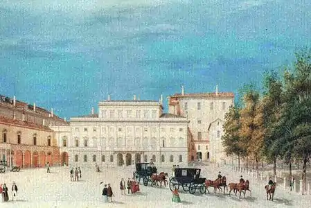 Giuseppe Alinovi, Le Palais ducal de Parme.