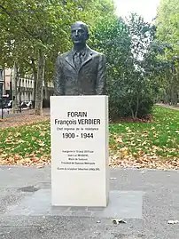 Le Monument à François Verdier, par Sébastien Langloÿs (2019).