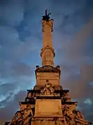 Allégorie de la République du monument aux Girondins situé place des Quinconces à Bordeaux