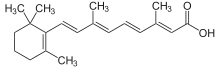Structure chimique de l'ATRA