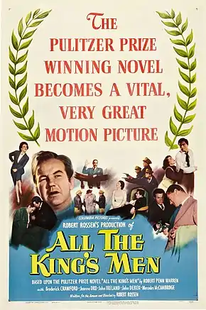 Description de l'image All the King's Men (1949 film poster).jpg.