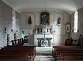 L'intérieur de la chapelle Saint-Roch.