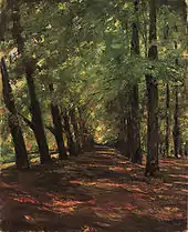 Max Liebermann, Allée à Overveen, 1895, Essen, Kruppsche Gemäldesammlung.