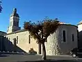 L'église Saint-Eutrope, vue sud-est.