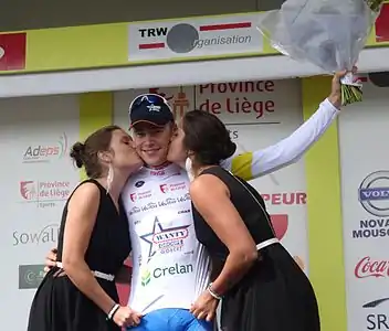 Kévin Van Melsen (Wanty-Groupe Gobert), meilleur grimpeur.