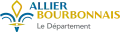 Logo du conseil départemental de l'Allier depuis avril 2022.