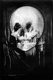 All Is Vanity, par l'illustrateur américain Charles Allan Gilbert, 1892.