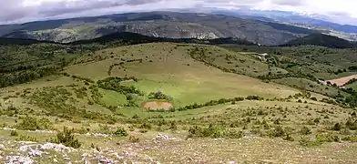 Causse Méjean (depuis le puech d'Alluech).