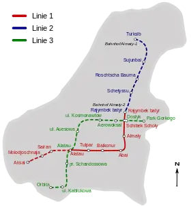 Voir la carte de la ligne.