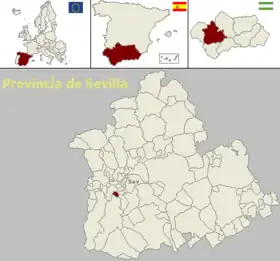 Localisation de Almensilla