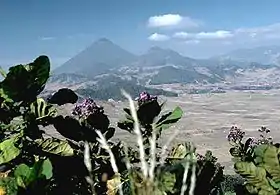 Vue du Santa María (à gauche) et de l'Almolonga (au centre).