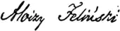 signature d'Alojzy Feliński