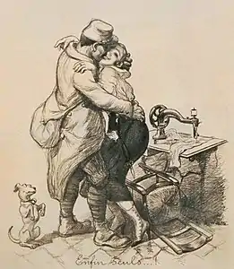 « Enfin seuls...! », dessin pour la Journée du poilu, 25 et 26 décembre 1915.