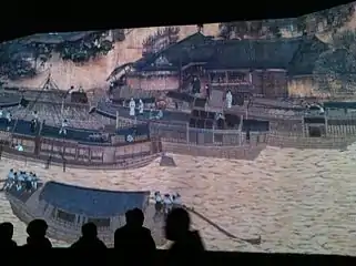 Version animée du "Jour de Qingming au bord de la rivière"