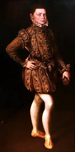 Don Juan d'Autriche, 1560, par Alonso Sánchez Coello.