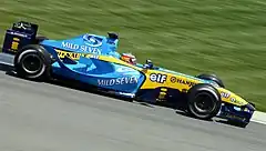 Photo de la Renault R24 de Fernando Alonso