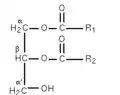 Figure 4 : α,β-diglycéride.